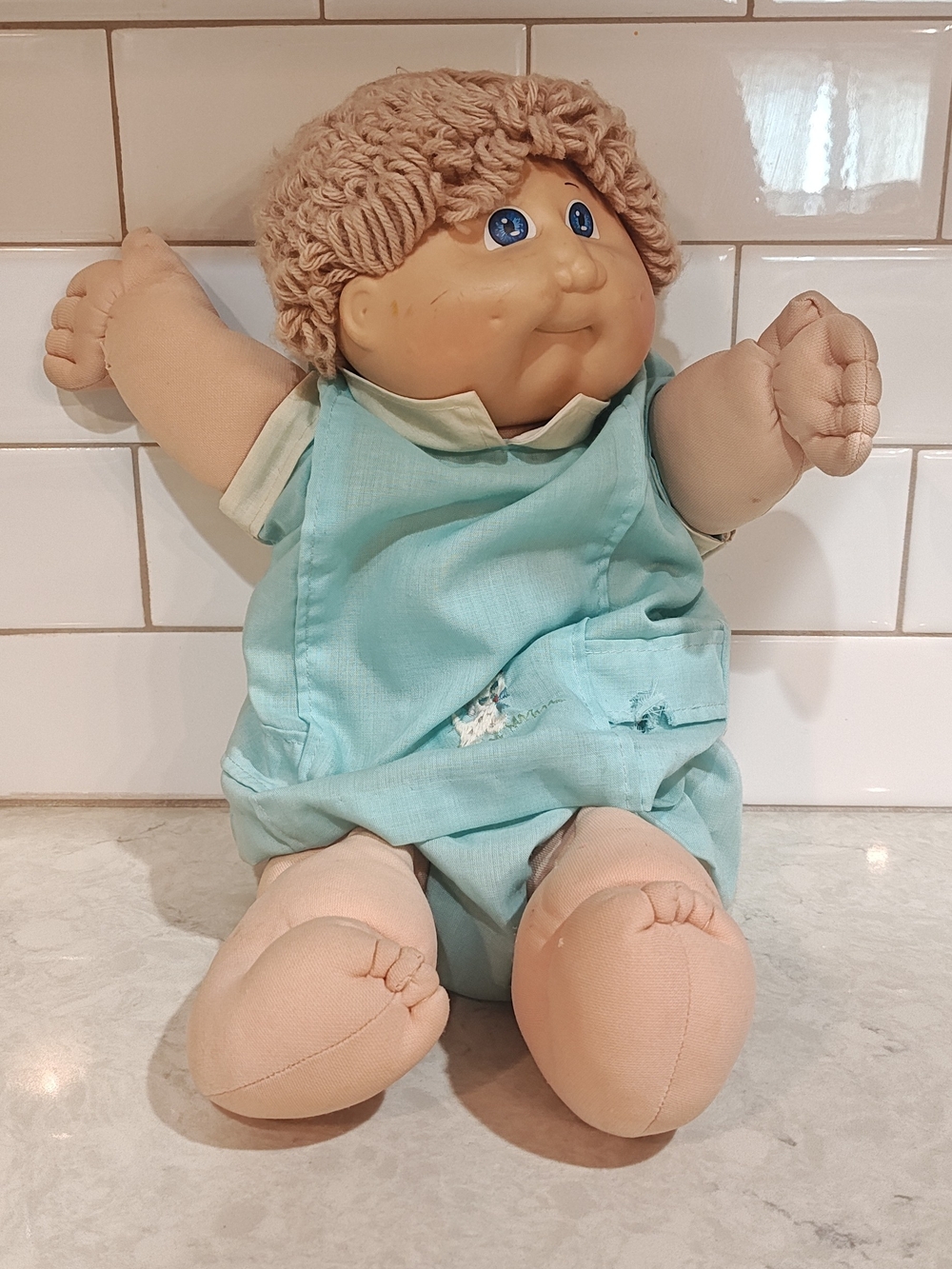 Cabbage Patch Kids Wheat Long Loops Blue Eyes